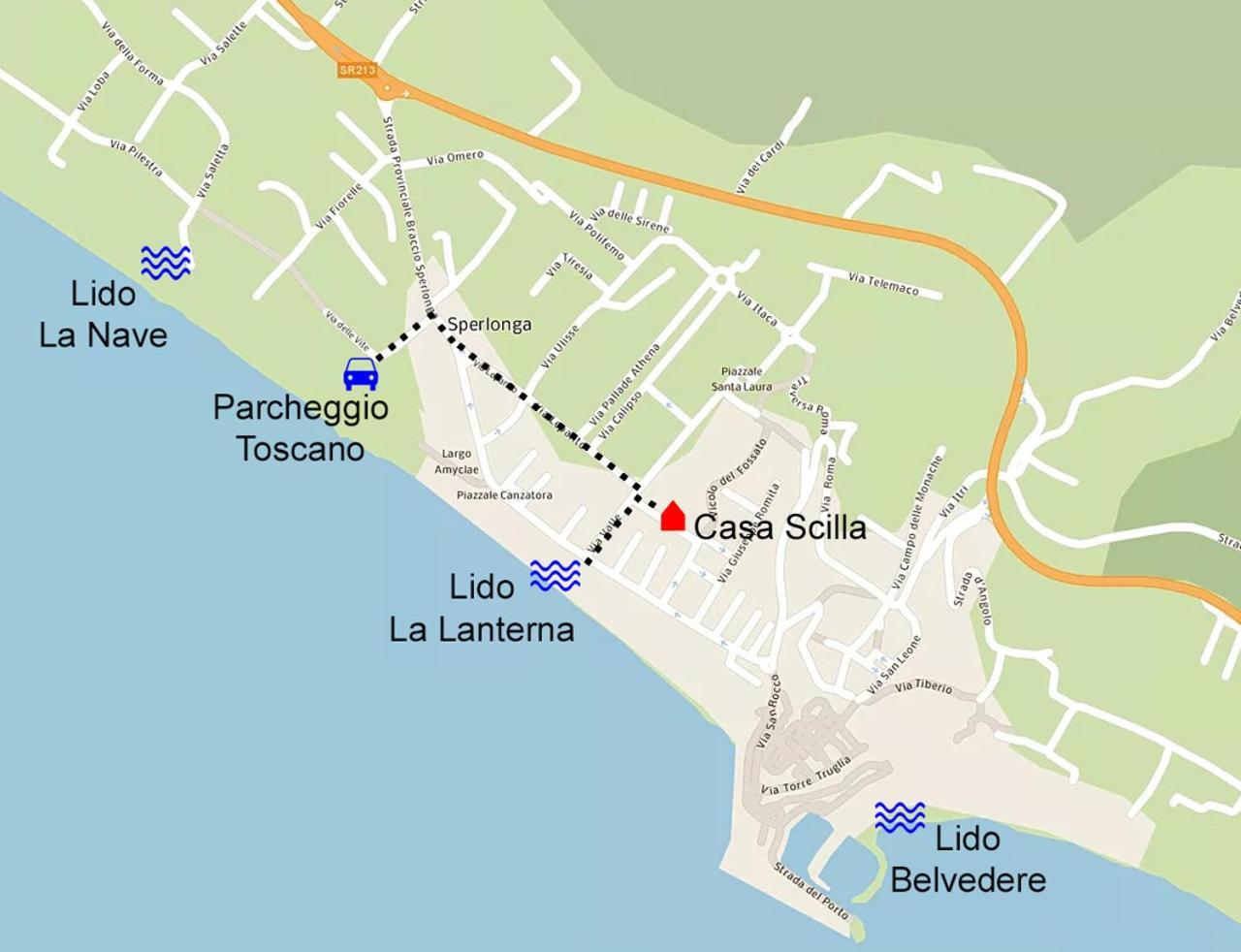 Casa Scilla Lägenhet Sperlonga Exteriör bild
